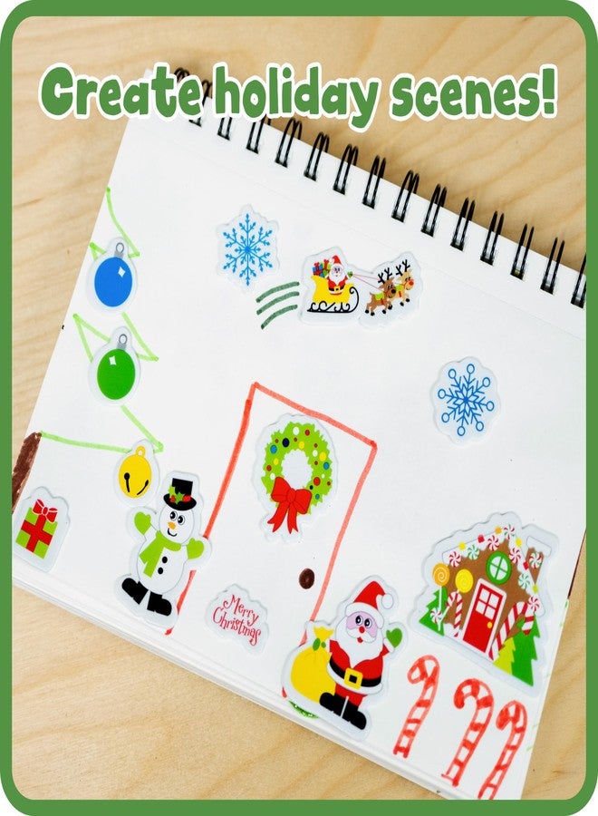 Ready 2 Learn Foam Stickers | Christmas | Pack of 168 | Self-Adhesive Stickers for Kids | Perfect for Crafts and Party Favors - Image 5